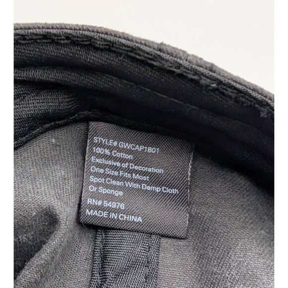 Take A Hike Hat Cap Adjustable Strap Back Gray Faded Colorful Mountains Hiking - Picture 5 of 5